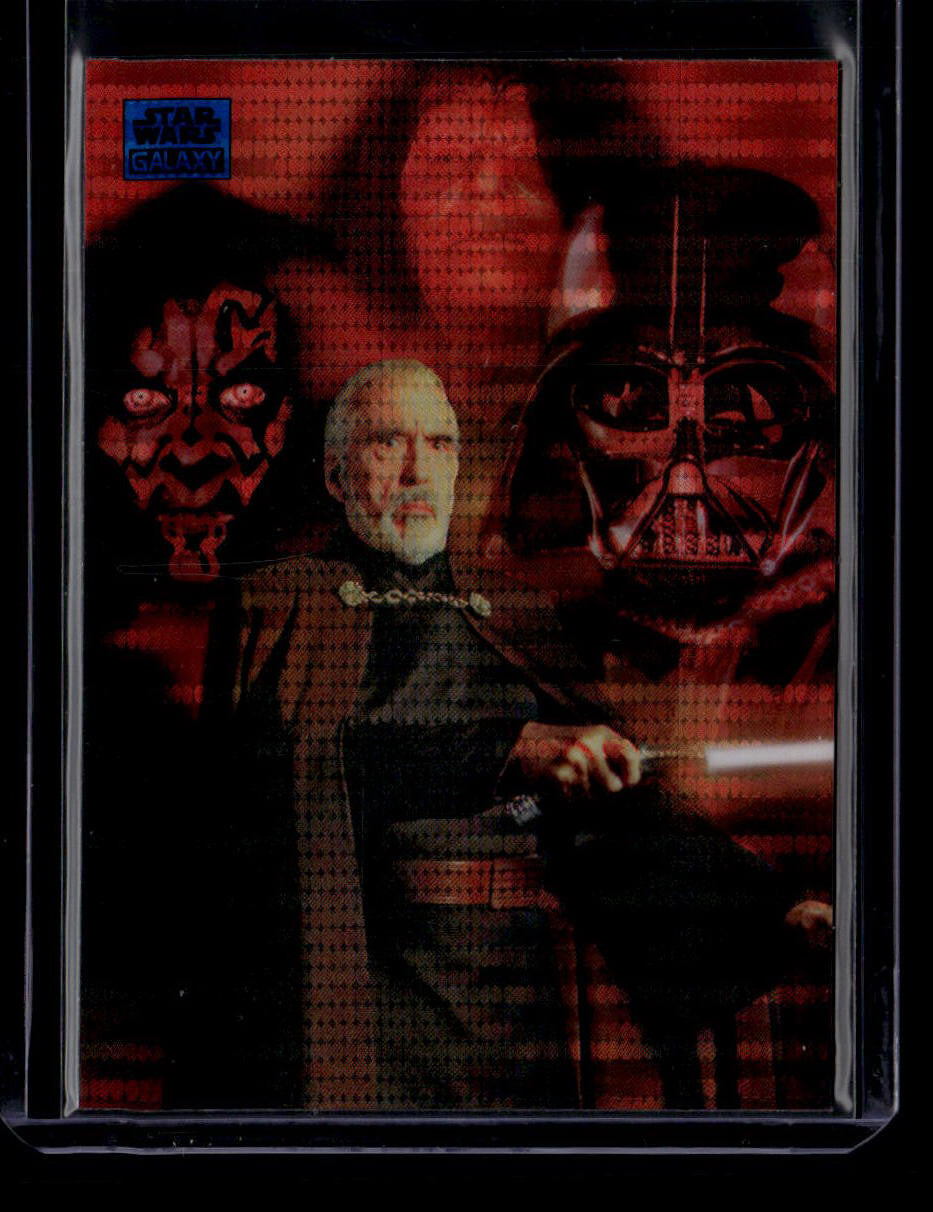 2024 Topps Chrome Star Wars Galaxy Aqua Sonar Refractor 25 Sith Lords 31/199