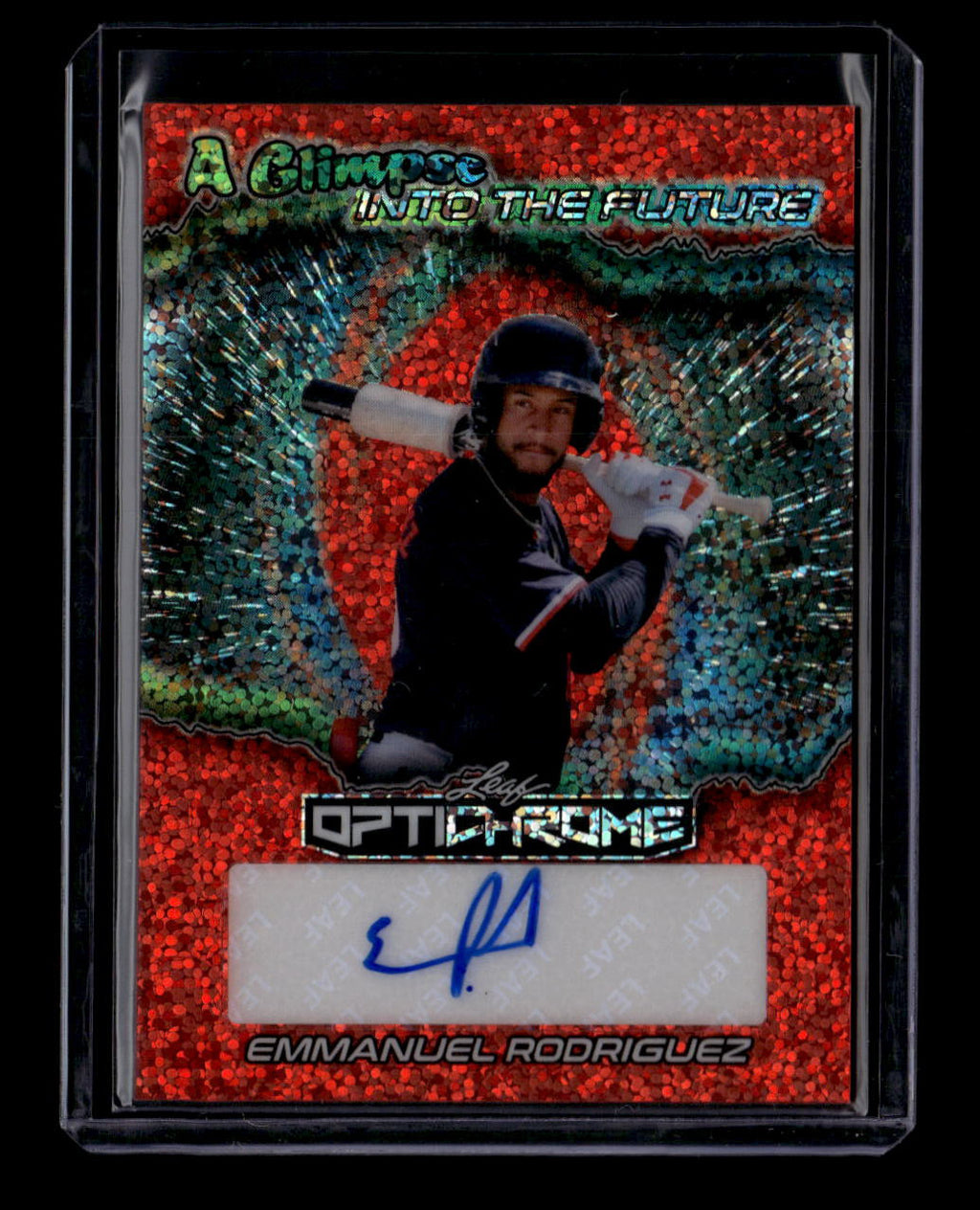 2025 Leaf Optichrome Glimpse into the Future Red Emmanuel Rodriguez RC Auto 1/2