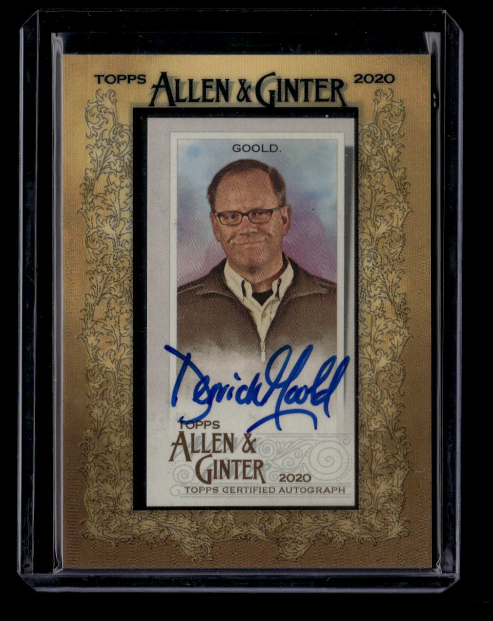2020 Topps Allen and Ginter Framed Mini Autographs MADG Derrick Goold Auto