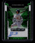 SOLD 184252 2025 Leaf Optichrome Green Lazer BACHK Ching-Hsien Ko Rookie Auto 4/6