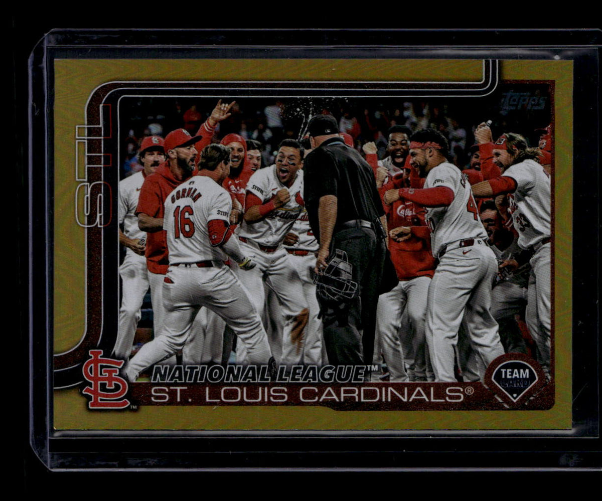 SOLD 184264 2025 Topps Gold Rainbow Foil 461 St. Louis Cardinals 17/50 Gorman Contreras