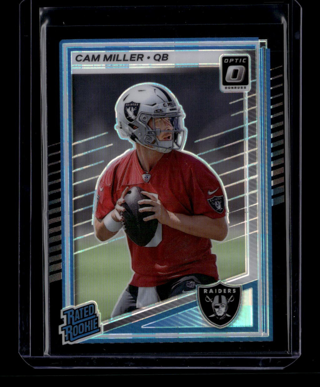 SOLD 184273 2025 Donruss Optic Black Pandora 261 Cam Miller RR Rated Rookie 15/25