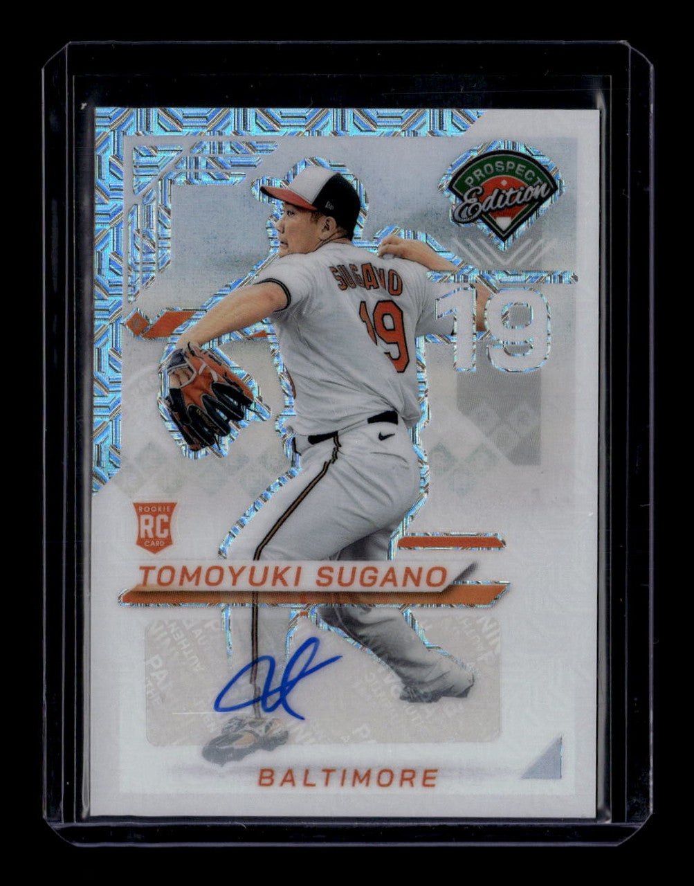 SOLD 184300 2025 Panini Prospect Edition Signatures Mojo 15 Tomoyuki Sugano RC Auto 19/25