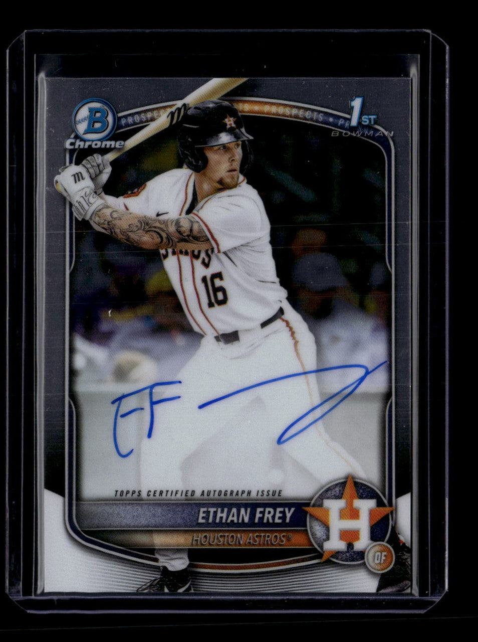 2025 Bowman Chrome Draft Autographs CPAEF Ethan Frey Rookie Auto F07360