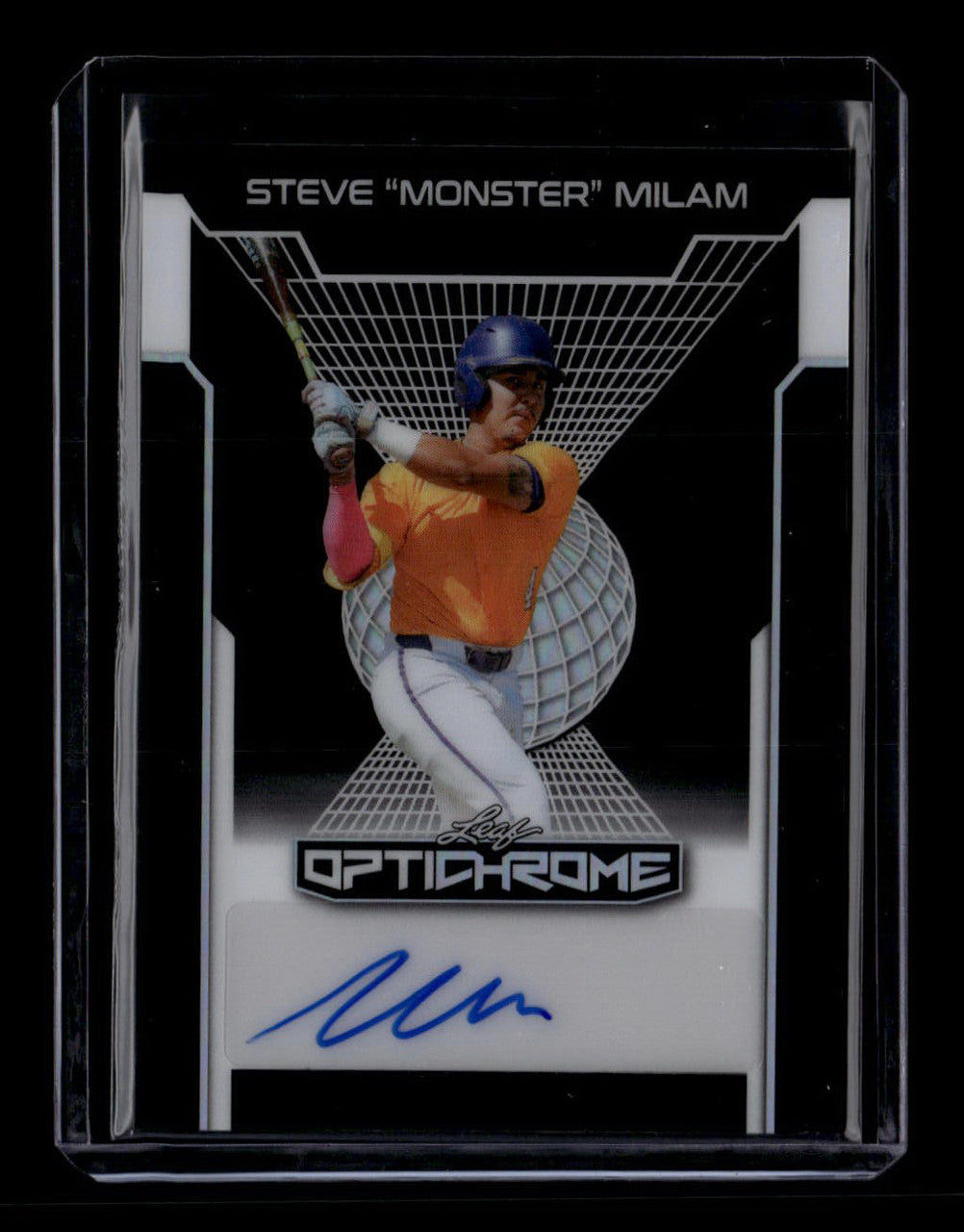 2025 Leaf Optichrome Black Prismatic basm2 Steve Monster Milam Rookie Auto 1/1