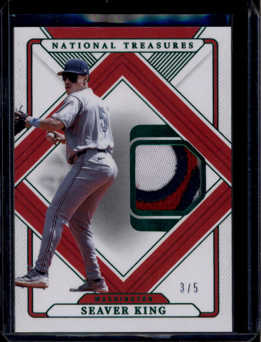 2025 Panini National Treasures Treasured Threads Emerald Seaver King RC Patch /5
