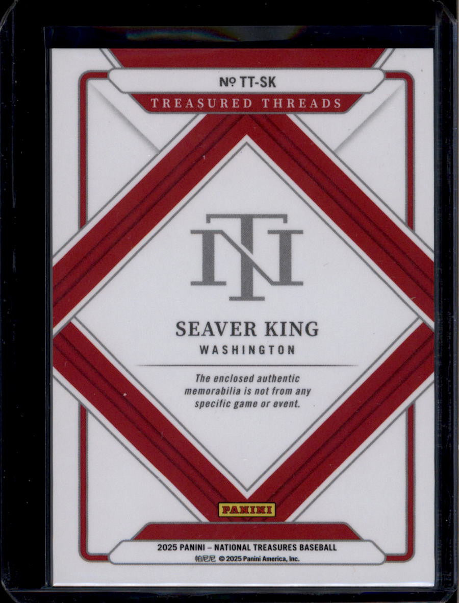 2025 Panini National Treasures Treasured Threads Emerald Seaver King RC Patch /5