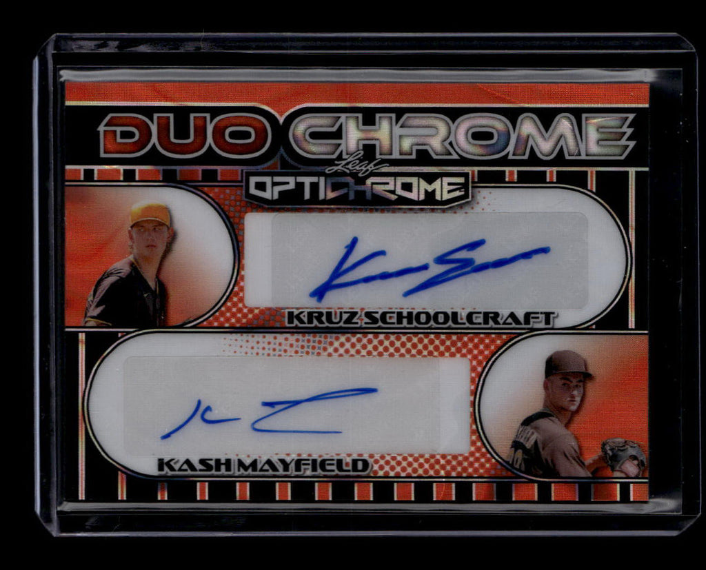 2025 Leaf Optichrome Duochrome Orange Lava Schoolcraft Mayfield RC Dual Auto 3/4