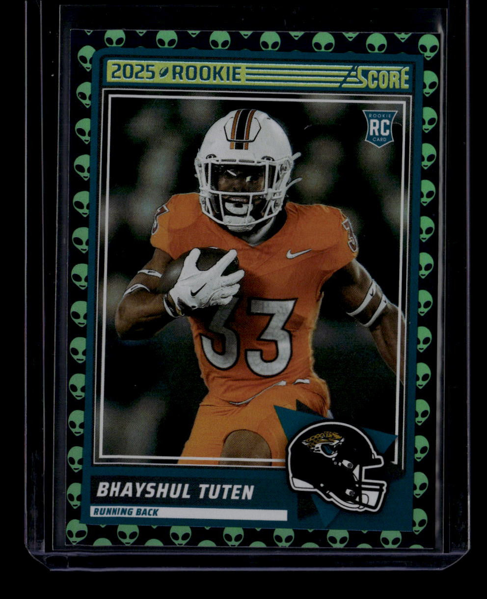 SOLD 184358 2025 Score Rookies Extraterrestrial 80 Bhayshul Tuten Rookie