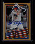 SOLD 184379 2026 USA Stars and Stripes Prizm Signatures Gold 124 Brady Ballinger RC Auto /10