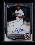 SOLD 184385 2025 Bowman Chrome Draft Autographs CPAMS Miguel Sime Jr. Rookie Auto