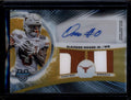 2025 Bowman's Best Autograph Gold Refractor DeAndre Moore RC Dual Patch Auto /50