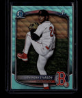 2025 Bowman Chrome Draft Aqua Wave Refractor bdc116 Anthony Eyanson RC 50/125