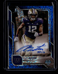 SOLD 184420 2025 Bowman Chrome Blue Mini Diamond Refractor Denzel Boston RC Auto 27/150