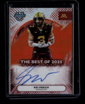 2025 Bowman's Best U of '25 Autographs Orange Refractor Koi Perich RC Auto 7/25