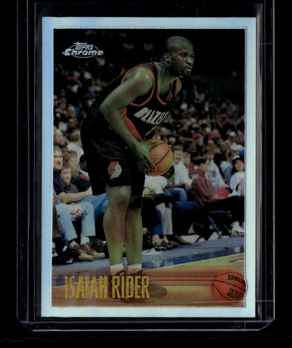 1996-97 Topps Chrome Refractor 154 Isaiah Rider