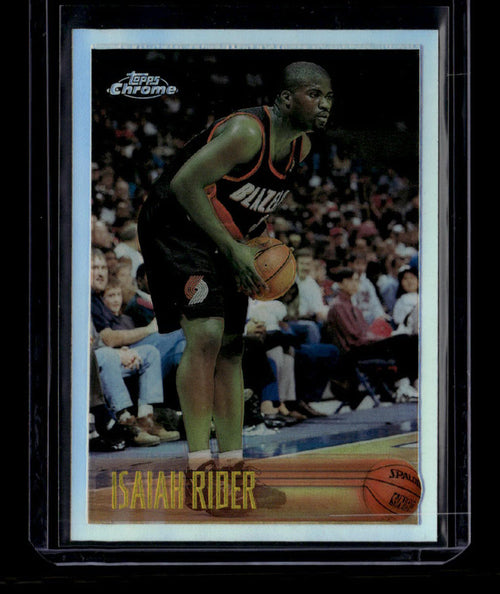 1996-97 Topps Chrome Refractor 154 Isaiah Rider