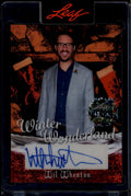 2025 Leaf Metal Happy Holidays Winter Wonderland Stockings Will Wheaton Auto 1/1