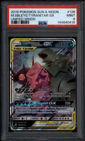 SOLD 184962 2019 Pokemon Unified Minds 126 Mega Sableye Tyranitar Tag Team GX URR PSA 9 MINT