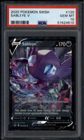 SOLD 184967 2020 Pokemon Sword and Shield 120 Sableye V UR Ultra Rare PSA 10 GEM MT