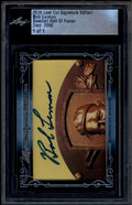 2016 Leaf Cut Signature Edition Bob Lemon Cut Auto 1/1 Dec. 2000