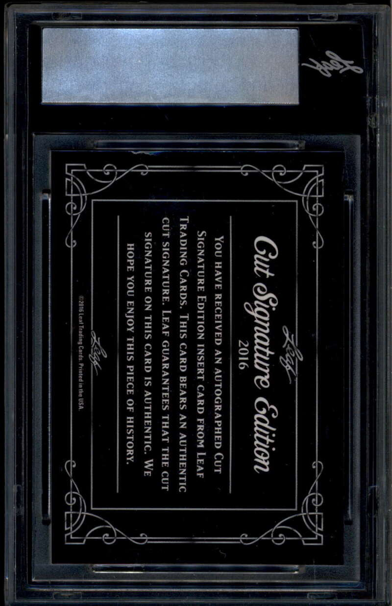 2016 Leaf Cut Signature Edition Bob Lemon Cut Auto 1/1 Dec. 2000