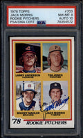SOLD 185125 1978 Topps 703 Rookie Pitchers Jack Morris RC PSA 8 PSA/DNA Certified 10 Auto