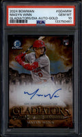 2024 Bowman Chrome Gladiators of the Diamond Gold Masyn Winn RC Auto 2/50 PSA 10