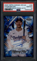 SOLD 185162 2025 Topps Chrome Sapphire Selections Autographs Hyeseong Kim RC Auto PSA 10 GEM