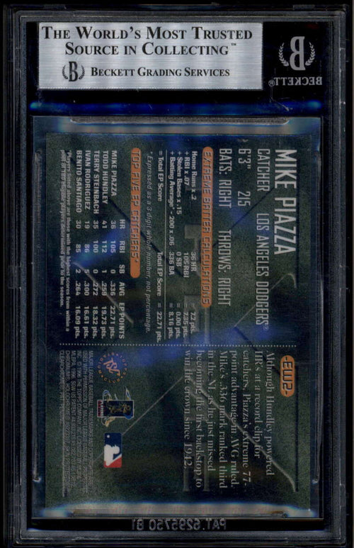 1996 Stadium Club Extreme Winners Silver ew2 Mike Piazza BGS 9 MINT