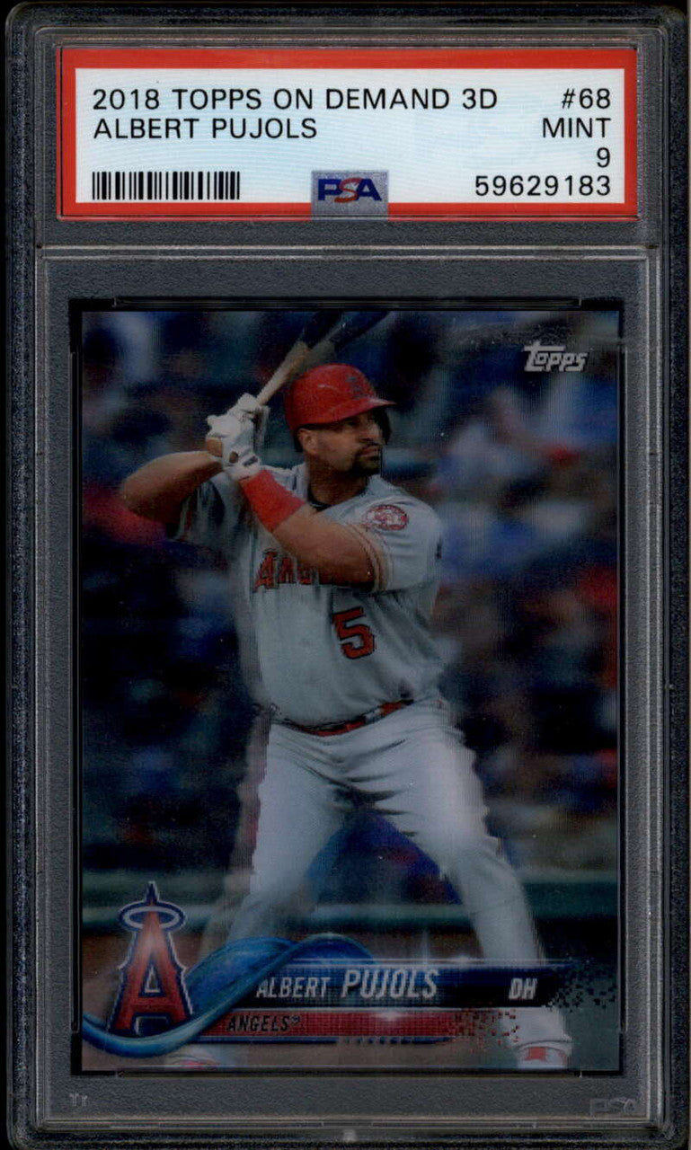 2018 Topps On Demand 3d 68 Albert Pujols PSA 9 MINT