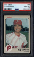 SOLD 185259 1983 Fleer 166 Tug McGraw PSA 10 GEM MT