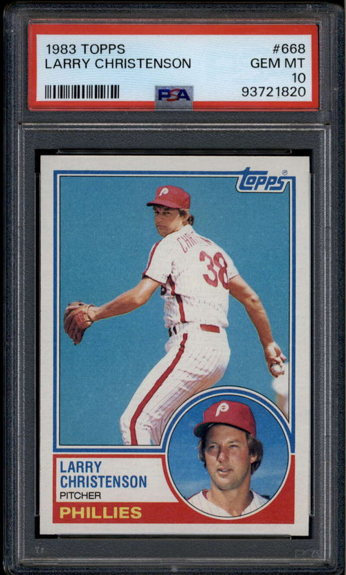 1983 Topps 668 Larry Christenson PSA 10 GEM MT