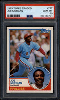 1983 Topps Traded 77t Joe Morgan PSA 10 GEM MT