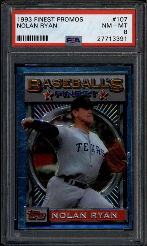 1993 Finest Promos 107 Nolan Ryan /5000 PSA 8 NM-MT