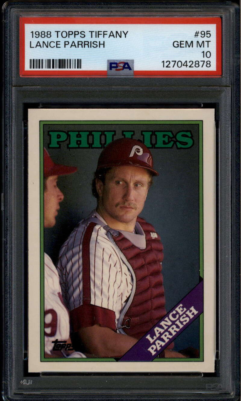 1988 Topps Tiffany 95 Lance Parrish PSA 10 GEM MT 127042878