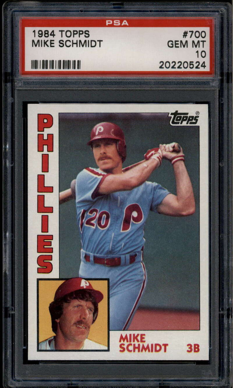 SOLD 185373 1984 Topps 700 Mike Schmidt PSA 10 GEM MT