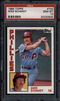 SOLD 185373 1984 Topps 700 Mike Schmidt PSA 10 GEM MT