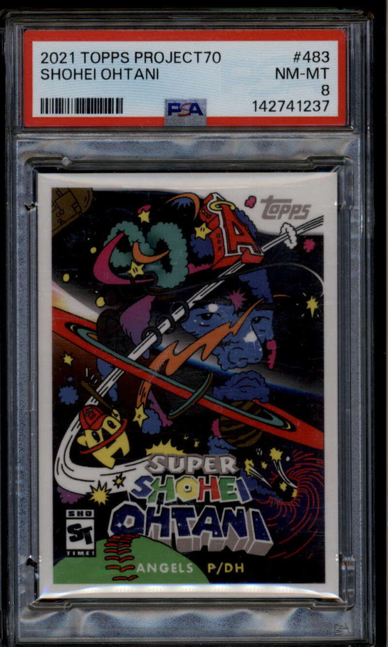 2021 Topps Project70 483 Shohei Ohtani Ermsy /8604 PSA 8 NM-MT