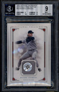 2016 Panini National Treasures Materials 96 Roger Clemens Button Patch 1/3 BGS 9