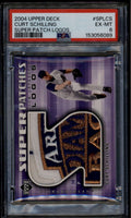 2004 Upper Deck Super Patches Logos 1 Curt Schilling Jumbo Logo Patch /20 PSA 6