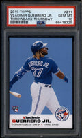 2019 Topps Throwback Thursday 211 Vladimir Guerrero '69 Football RC PSA 10 18325