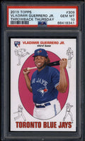 2019 Topps Throwback Thursday 309 Vladimir Guerrero '69-70 BK Rookie PSA 10 8341