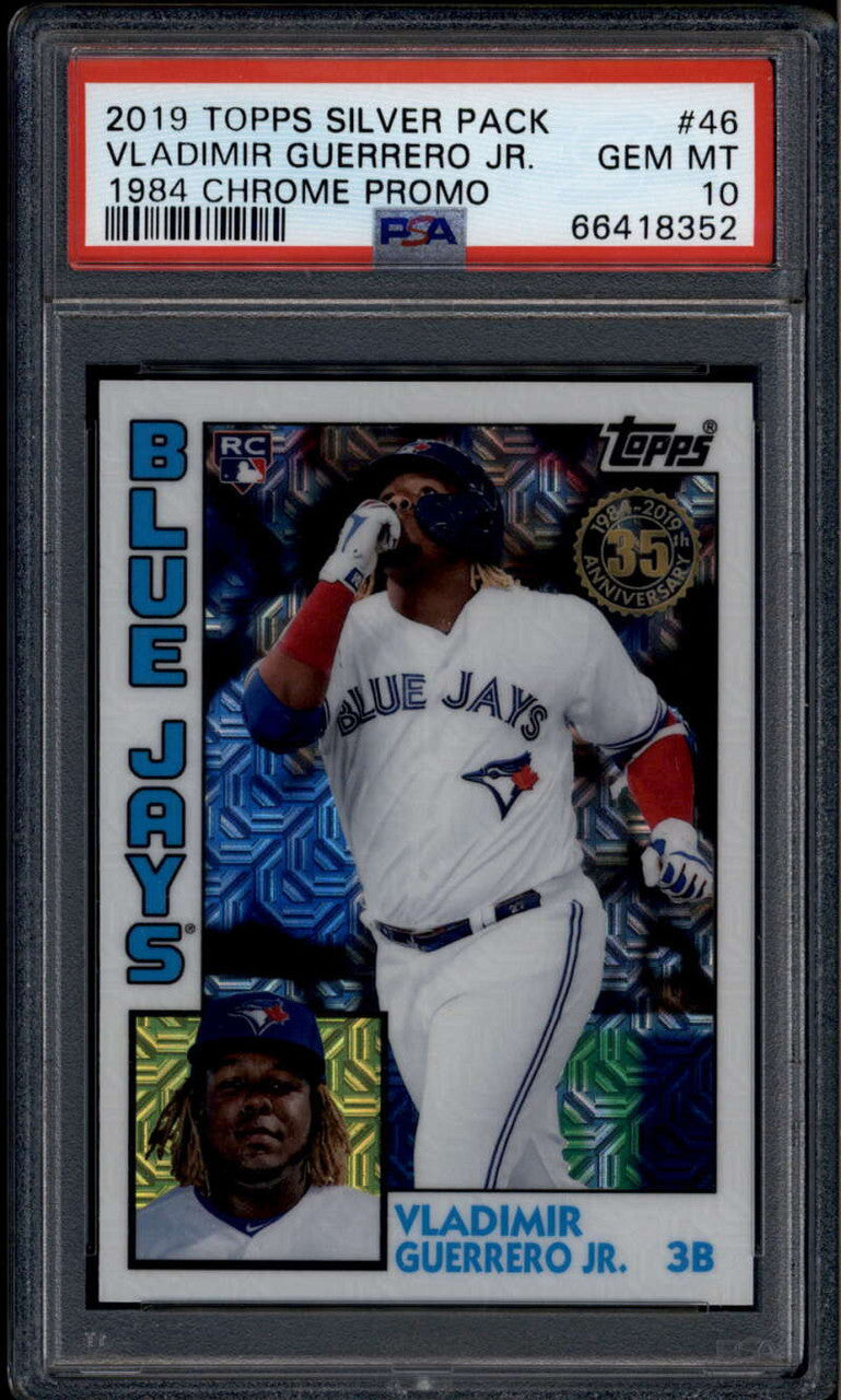 2019 Topps Update '84 Silver Pack Chrome Vladimir Guerrero Rookie RC PSA 10 8352
