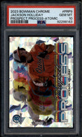 2023 Bowman Chrome Process Atomic Refractor Jackson Holliday RC 147/150 PSA 10