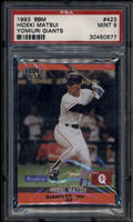 1993 BBM Japan 423 Hideki Matsui Rookie RC PSA 9 MINT