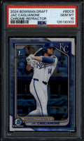 SOLD 185514 2024 Bowman Chrome Draft Refractor bdc8 Jac Caglianone Rookie RC PSA 10 GEM 303
