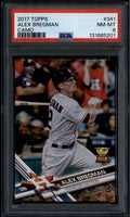 2017 Topps Memorial Day Camo 341 Alex Bregman Rookie RC 13/25 PSA 8 NM-MT