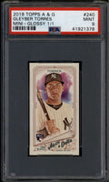2018 Topps Allen and Ginter Mini Glossy 240 Gleyber Torres Rookie RC 1/1 PSA 9