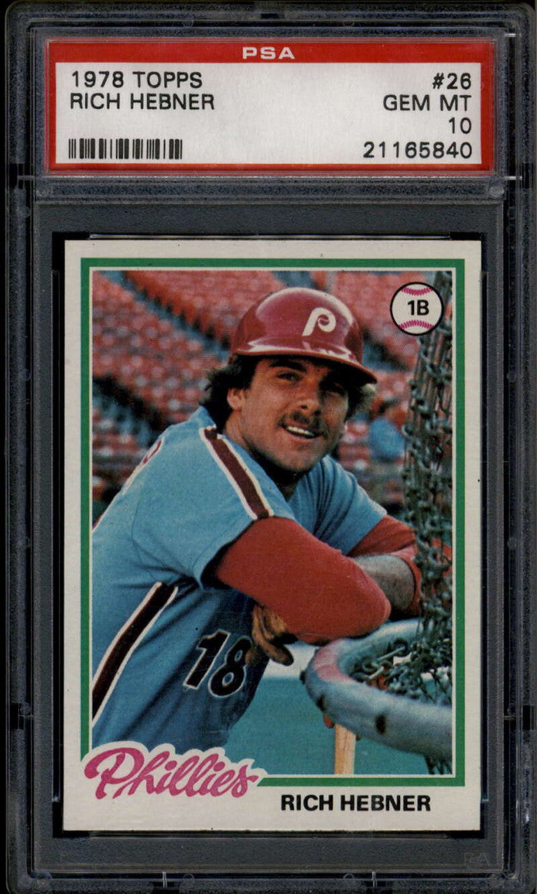 1978 Topps 26 Rich Hebner PSA 10 GEM MT 21165840